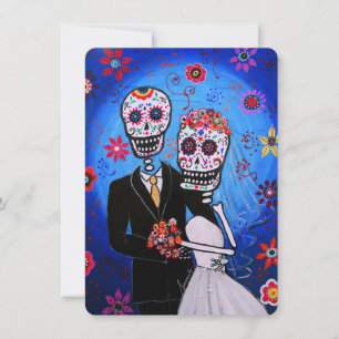 INVITACIÓN DIA DE LOS MUERTOS BODA