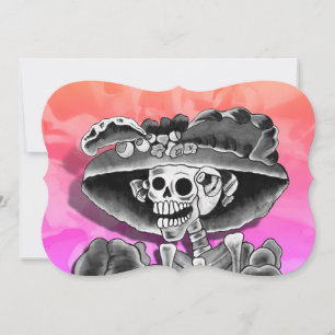 Invitación Día de los Muertos Calavera