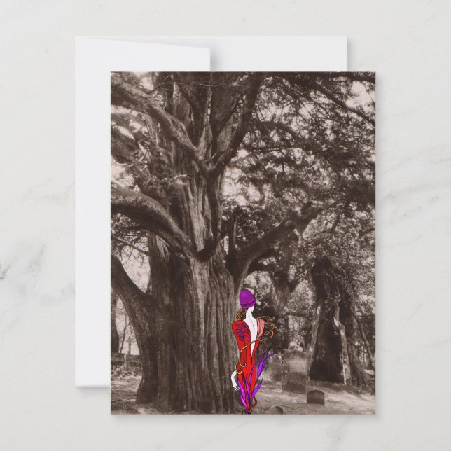 INVITACIÓN DIA DE LOS MUERTOS DAY DEL FIESTA MUERTO INVITA (Anverso)