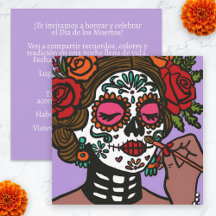 Día de los Muertos mano de Catrina