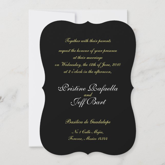 INVITACIÓN DIA DE LOS MUERTOS TE AMO BODA (Reverso)