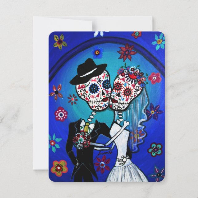 INVITACIÓN DIA DE LOS MUERTOS WEDDING (Anverso)