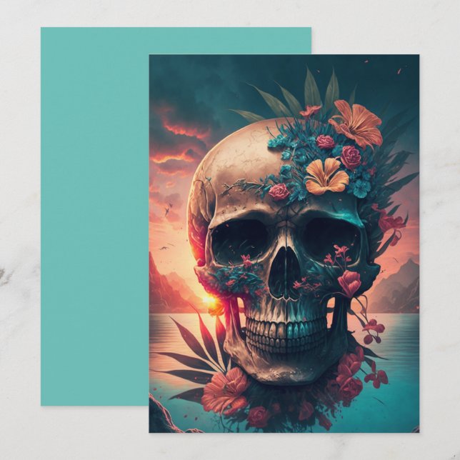 Invitación Dia de los muetos (Anverso / Reverso)