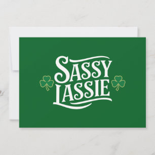 Invitación Día de los Patrocinadores Chica irlandés de Lassie