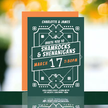 Día de los Patrocinadores Fiesta Irlandés Shamrock