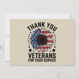 Invitación Día de los Veteranos Militares del Girasol Gracias