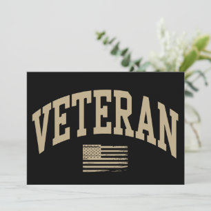 Invitación Día de los Veteranos Veterano Estados Unidos Ameri