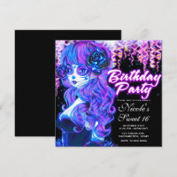 Día de Muertos Calavera de Azúcar Fiesta de Cumple