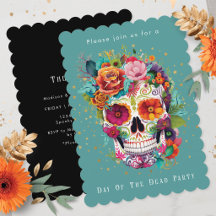 Día de Muertos Cráneo de Azúcar Mexicano Todas las
