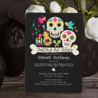 Día de Muertos Llamando a todas las Almas Dulces D