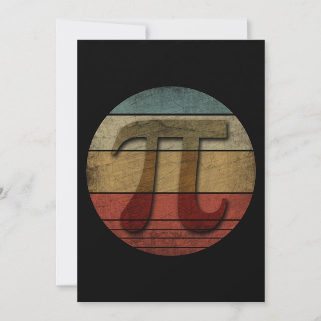 INVITACIÓN DÍA DE PI VINTAGE (Anverso)