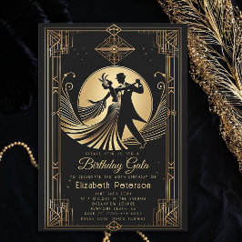 Invitación Día de prohibición de gatsby en Art Deco