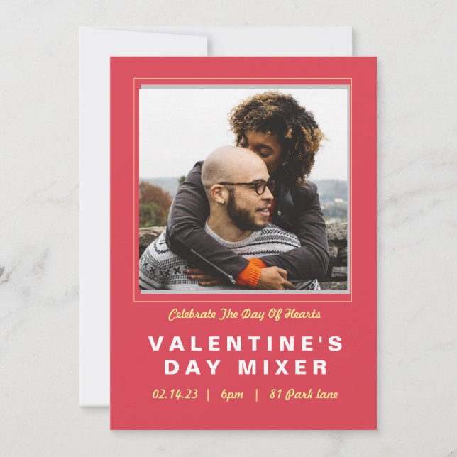 Invitación día de San Valentín (Anverso)