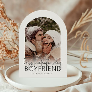 Invitación Día de San Valentín Boyfriend   Foto arcaica