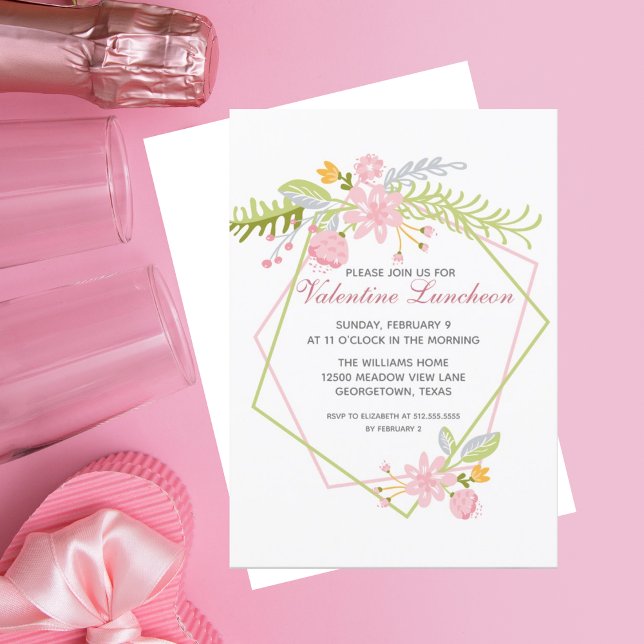 Invitación Día de San Valentín Damas Moda Luncheon Galentines (Subido por el creador)