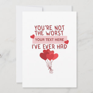 Invitación Día de San Valentín personalizado Personalizado