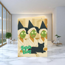 Día de Spa de Brujas Humor Divertido