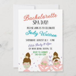 Invitación Día de Spa de Soltera