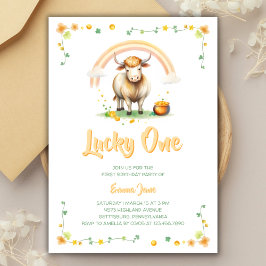 Invitación Día del Arcoiris St Patricks Día del Afortunado Un