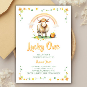 Invitación Día del Arcoiris St Patricks Día del Afortunado Un