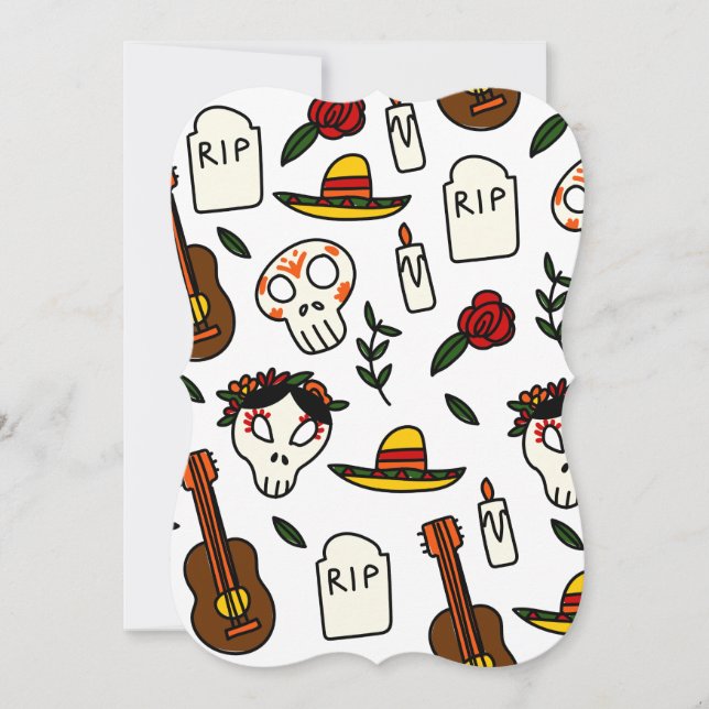Invitación día del doodle muerto (Anverso)