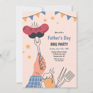 Invitación Día del Padre Parrillada