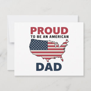 Invitación Día del Padre Patriótico 4 de Julio