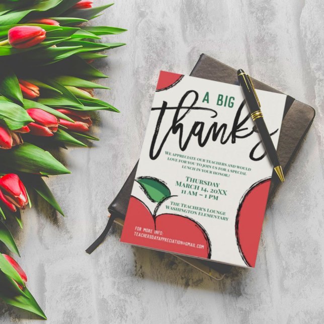 Invitación Día del Profesor | Agradecimiento del profesorado (Subido por el creador)