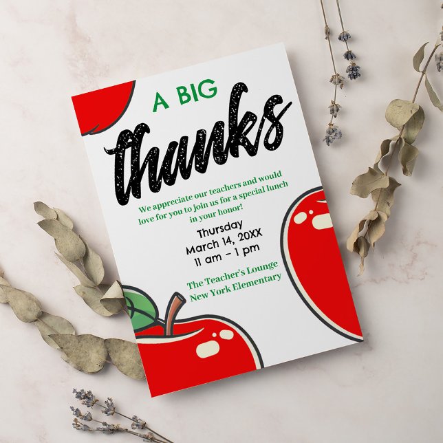 Invitación Día del Profesor | Agradecimiento del profesorado (Subido por el creador)