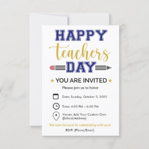 Invitación Día del Profesor Personalizado