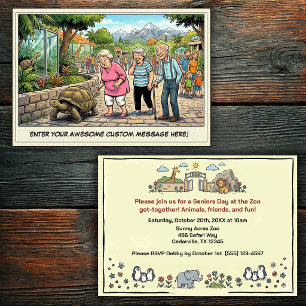 Invitación Día Divertido de Personas Mayores en la Reunión de