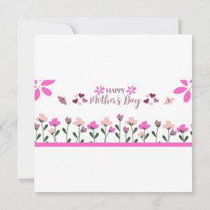 Invitación Día Feliz de la Madre Diseño Multi Color