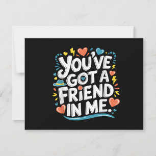 Invitación Día Internacional de la Amistad tienes un amigo