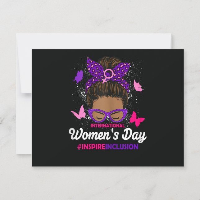 Invitación Día Internacional de la Mujer (Anverso)
