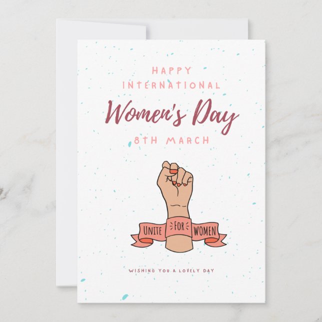 Invitación Día Internacional de la Mujer 2008 (Anverso)