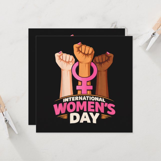 Invitación Día Internacional de la Mujer 8 de marzo (Anverso/Reverso In Situ)