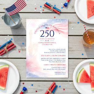 Invitación Día Patriótico 250 Aniversario de la Independencia