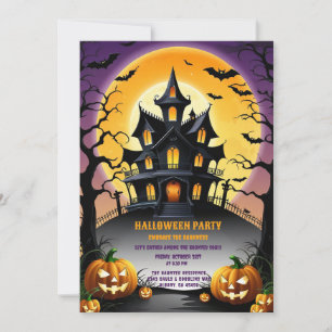 Invitación Día Retro de la Fiesta de Halloween de Espíritus i
