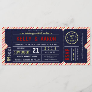 Invitación diagonal de la boda de la raya del