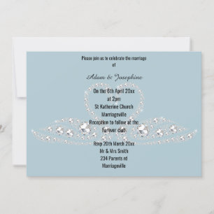 INVITACIÓN DIAMANTE AZUL SUAN ELEGANT WEDDING