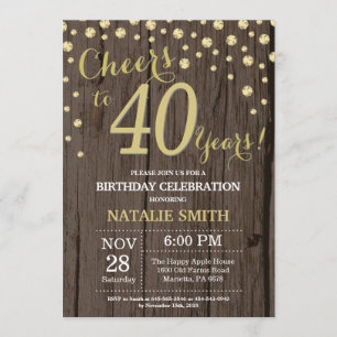 Invitación Diamante de 40 años de la Semana Rusa
