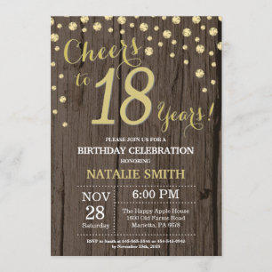 Invitación Diamante de los 18 años de la Fiebre Rusa