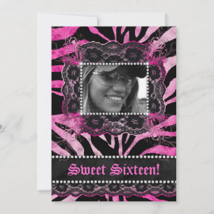 Invitación Diamantes de encaje Cumpleaños Dulces 16 Cumpleaño