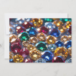 Invitación Diamantes De Muchos Colores