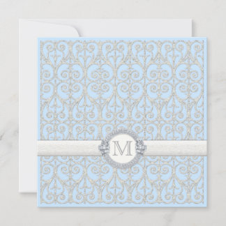 Invitación Diamantes y encajes, duchas matrimoniales