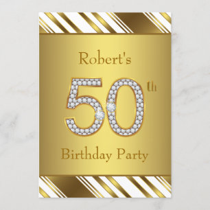 Invitación Diamantes y Fiesta de los 50 Años del Oro