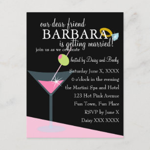 Invitación Diamond Martini