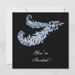 Invitación DIAMOND PRESENTA A JEWEL Boda blanco negro