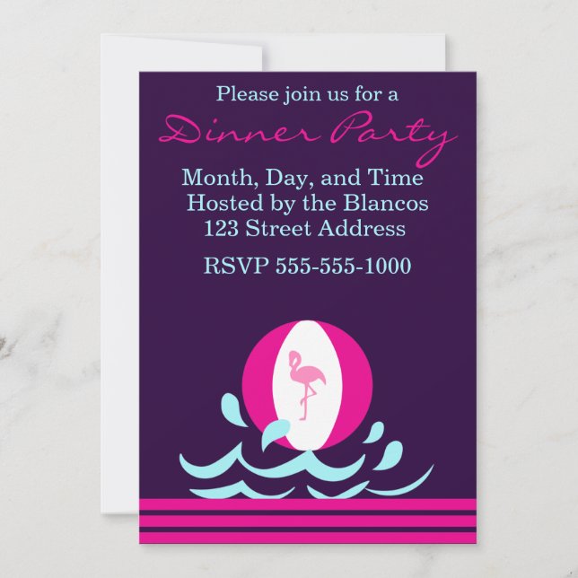Invitación Días De Perro De Verano (Anverso)