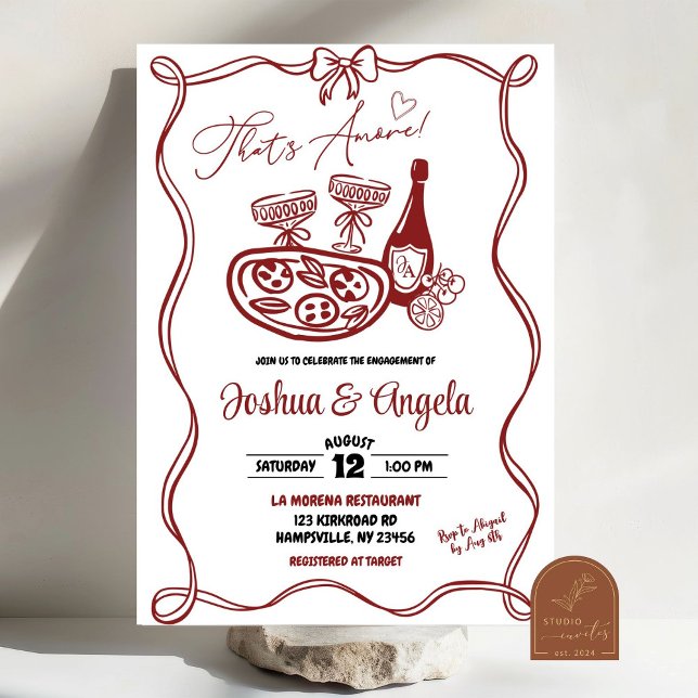 Invitación Dibujado a Mano Arco Despedida de Soltera That's A (Subido por el creador)